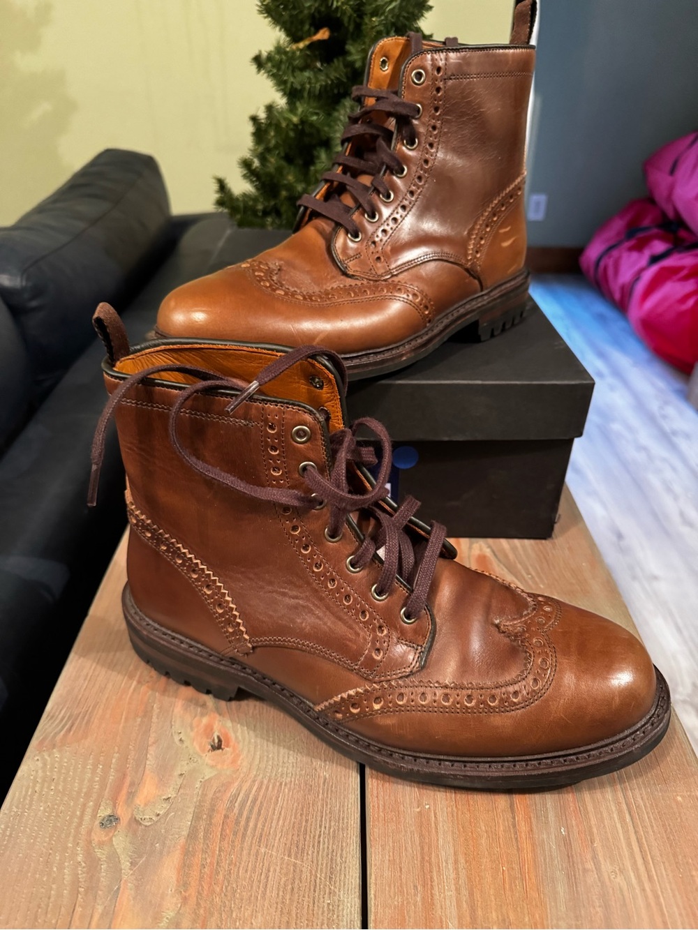 Allen Edmonds Chapman Wing ankle boots size 9.5